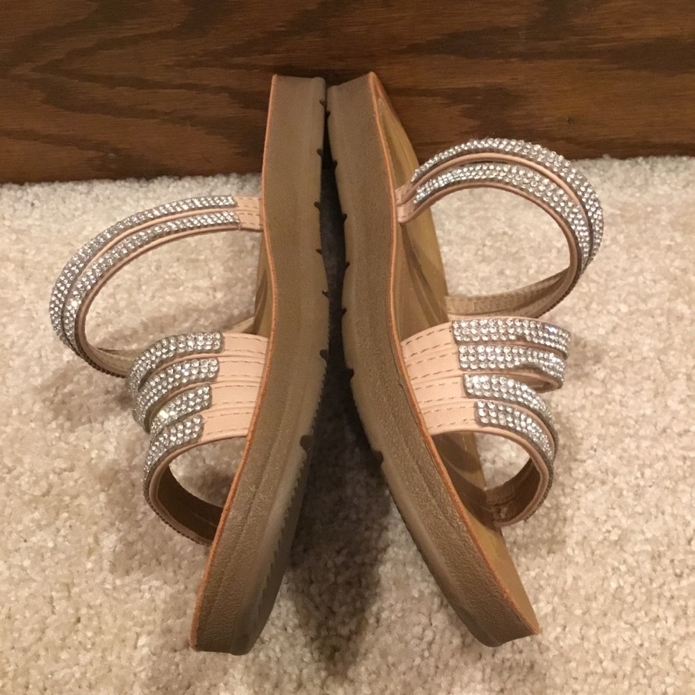 Y Not? Rhinestone Sandals - Picture 10 of 10